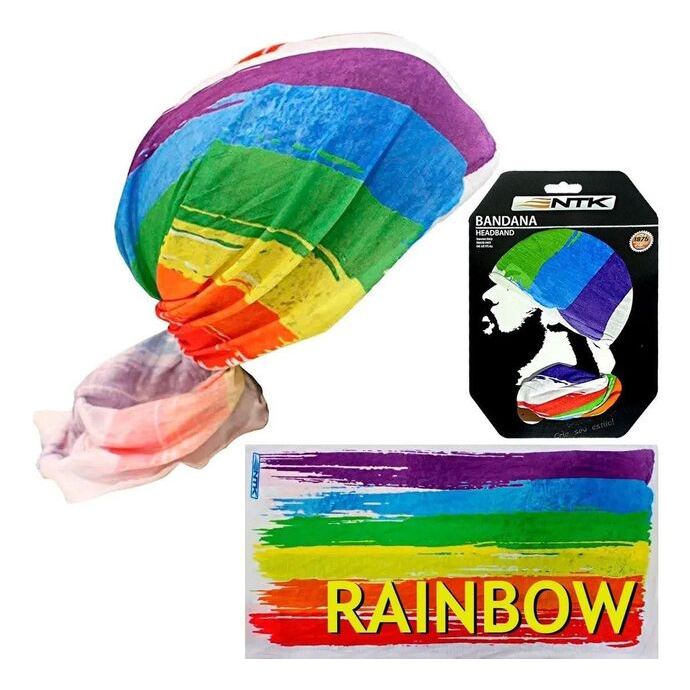 imagem do produto Bandana Tubular Multiuso Rainbow UV - NTK Nautika
