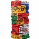 imagem do produto  Bandana Tubular Multiuso Respirvel Bandeira Nepalesa - 3Z Bandanas