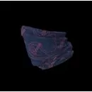 imagem do produto Bandana Tubular Multiuso Respirvel com proteo Solar Carta Topogrfica Roxa com Rosa - Mundo Terra