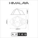 imagem do produto Barraca de Camping Expedio Himalaya Geodsica 2 a 3 Pessoas - Azteq