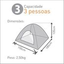 imagem do produto  Barraca de Camping Iglu Atena 3 Pessoas - Guepardo