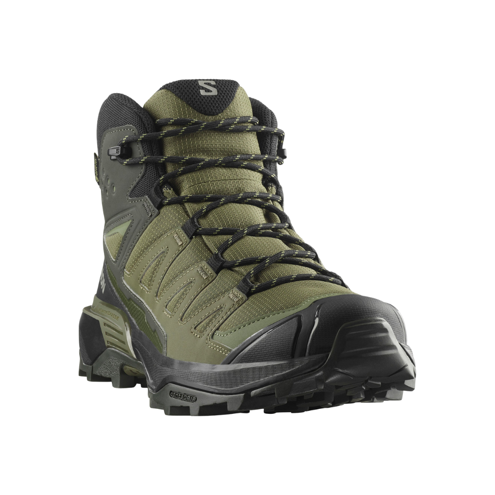 Bota X Ultra 360 GTX Impermeável para Trekking Masculina Verde Salomon