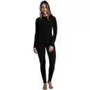 imagem do produto Cala Segunda Pele Finest Merino Feminina Preta - Solo
