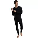 imagem do produto Cala Segunda Pele Finest Merino Masculina Preta - Solo