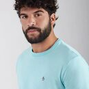 imagem do produto  Camiseta Logo Patch Manga Curta Em Algodo Masculina - Original Penguin