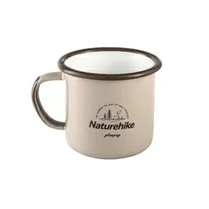 imagem de CANECA ESMALTADA ENAMEL 350ML CREME - Naturehike