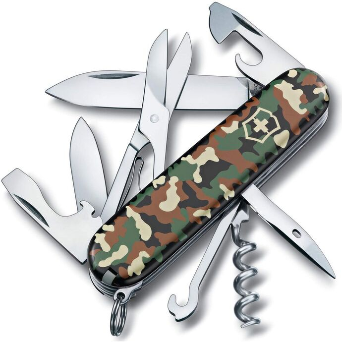imagem do produto Canivete Suo Climber Camouflage 14 Funes - Victorinox
