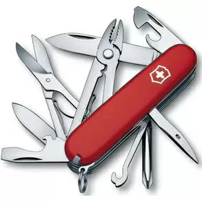 imagem de Canivete Suo Deluxe Tinker Vermelho 17 Funes - Victorinox