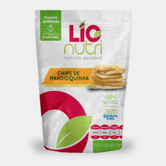 imagem do produto Chips de Mandioquinha Liofilizados  - Lionutri