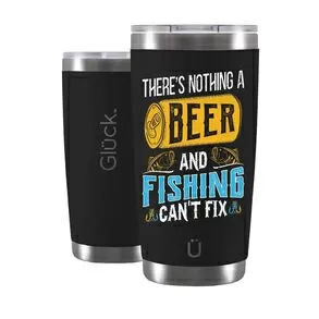 imagem de Copo Trmico Luck Future Fishing & Beer Can't Fix 591ML  - Glck