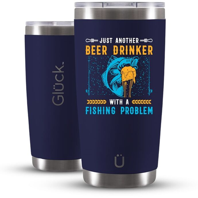 imagem do produto Copo Trmico Lucky Beer And Fishing 591ml - Glck