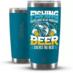 imagem de Copo Trmico Lucky Beer And Fishing 591ml - Glck