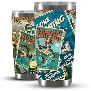 imagem de Copo Trmico Lucky Fishing Cards 591ML - Glck