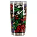 imagem do produto Copo Trmico Lucky Future Rock In Rio Grafite - Glck