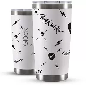 imagem de Copo Trmico Lucky Future Rock In Rio Guitar Palette 591ml - Glck