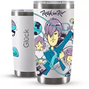 imagem de Copo Trmico Lucky Future Rock In Rio Synth 591ml - Glck