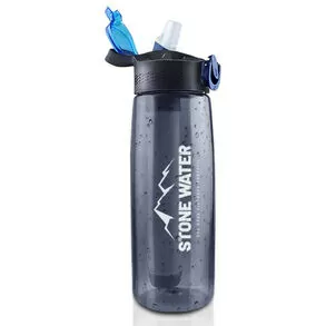 imagem de Garrafa de 650ml com Filtro de Carvo Ativado Echo Stone Water - Stone Water