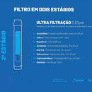 imagem do produto  Garrafa de 650ml com Filtro de Carvo Ativado Echo Stone Water - Stone Water