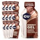 imagem do produto  Gu Energy Gel Chocolate Outrage Sachê Unitário 32 gramas - Gu Energy