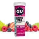 imagem do produto Gu Hydration Drink Tabs  Tri-berry em Tubo Eletrlitos e Caboidratos com 12 pastilhas  - Gu Energy