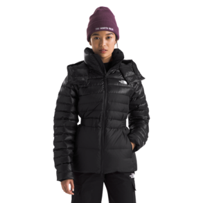 imagem de Jaqueta de Pluma de Ganso Feminina Ruby com Capuz Preta - The North Face
