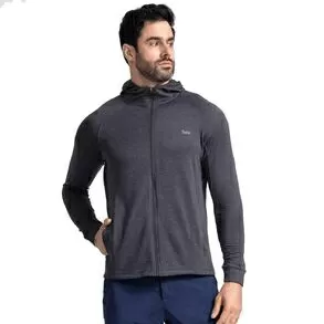 imagem de Jaqueta Solo Thermal Grid Hood Masculina Cinza - Solo