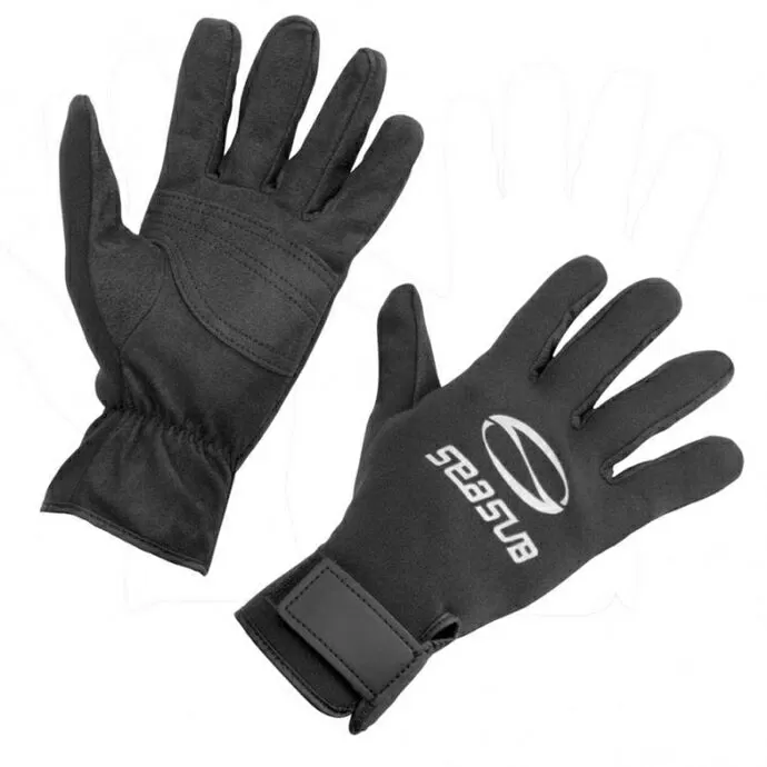imagem do produto Luva para Mergulho em Elastano e Neoprene reforada em Couro - SeaSub