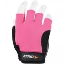imagem do produto Luvas para Esportes Dedo Curto Acolchoada Cinza/Rosa Tamanho M - Atrio