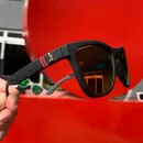 imagem do produto culos de Sol Polarizado Uv400 Ironman Preto com a Lente Vermelha - Yopp