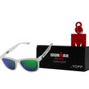 imagem do produto  Óculos De Sol Polarizado Uv400 Ironman Transparente Com A Lente Verde - Yopp