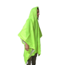 imagem do produto  Poncho Impermevel  3 Em 1 Verde Neon Polister com Capuz - Echolife