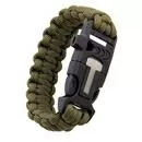 imagem do produto Pulseira Paracord Survival com Apito e Iniciador de Fogo - Guepardo