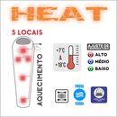 imagem do produto  Saco de Dormir Heat +7°C a +18°C com Sistema de Aquecimento Elétrico Incorporado - Azteq