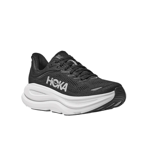 imagem de T�nis Bondi 9 Feminino Para Corrida de Asfalto Preto e Branco - Hoka