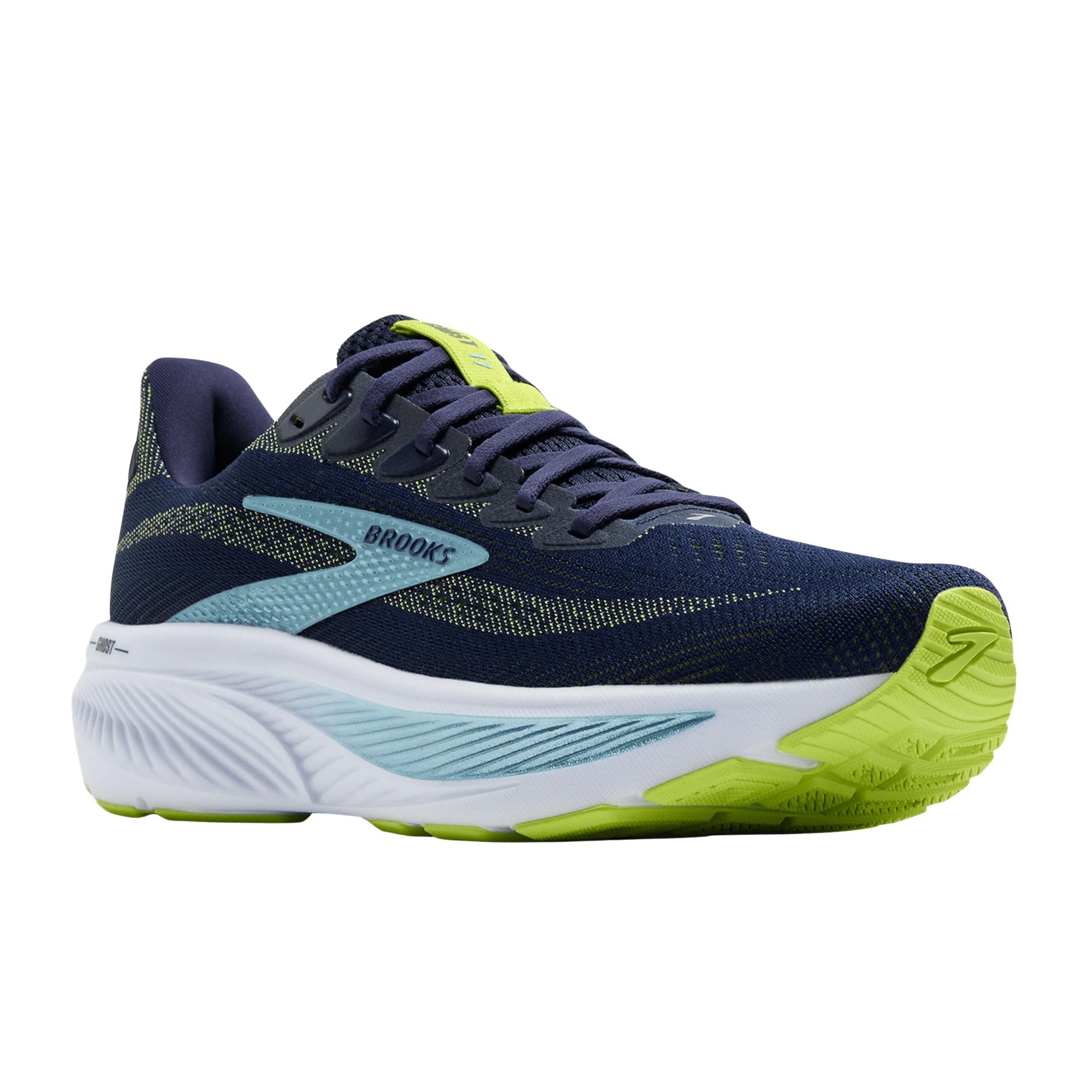 Tênis de Corrida e Caminhada Ghost 17 Azul Masculino Brooks