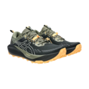 imagem do produto Tnis para corrida e caminhada Trabuco 13 Masculino Preto e Verde - Asics