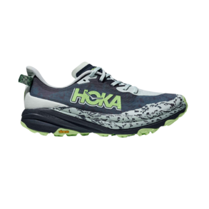 imagem de Tênis Speedgoat 6 Feminino para Corrida de Trilha Trail Run Verde - Hoka